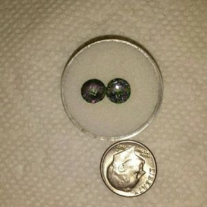 Mystic topaz gemstones